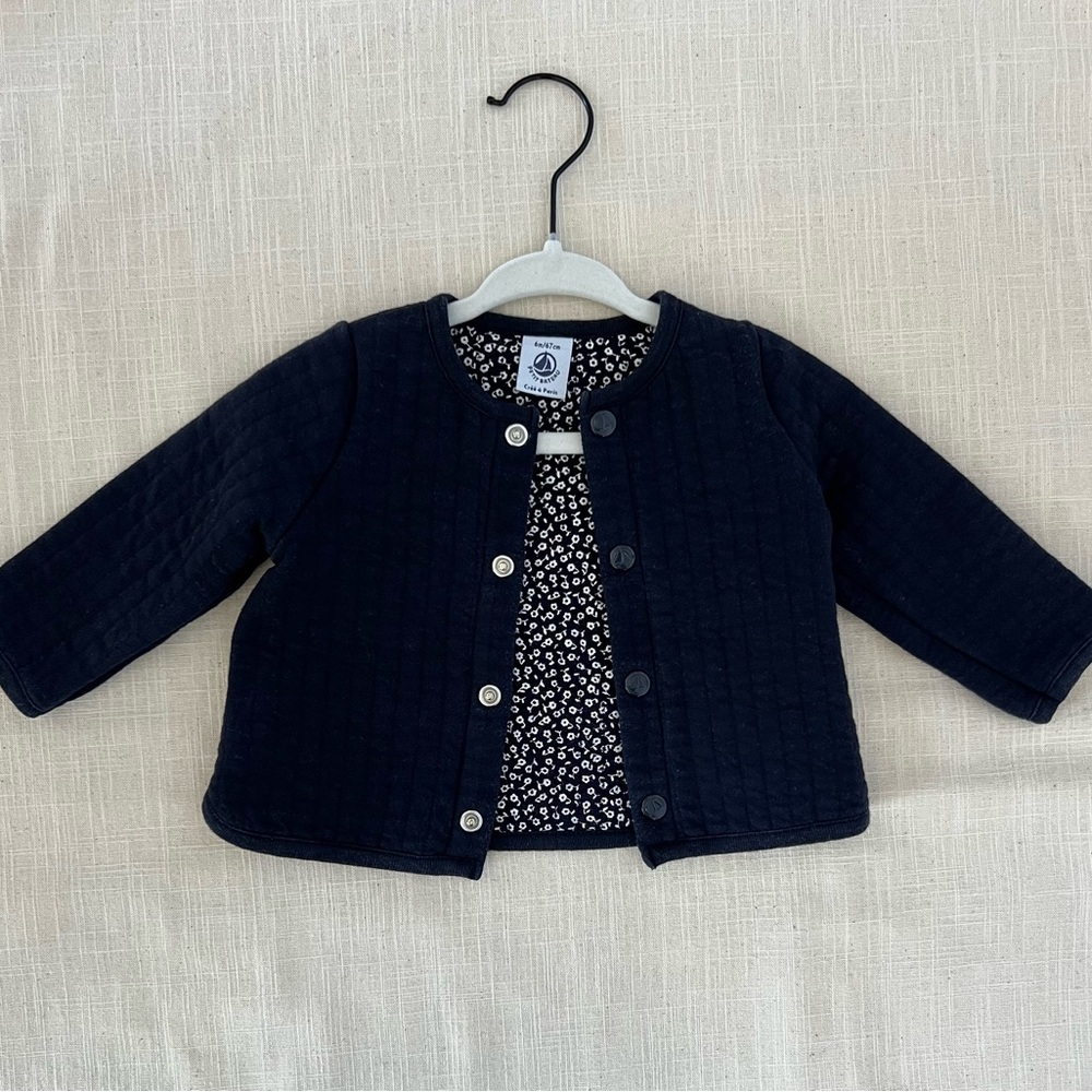 Petit Bateau Navy blue Puffer Jacket
